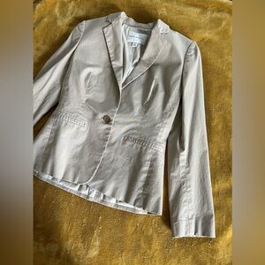 Banana Republic Stretch Tan Blazer sz 6